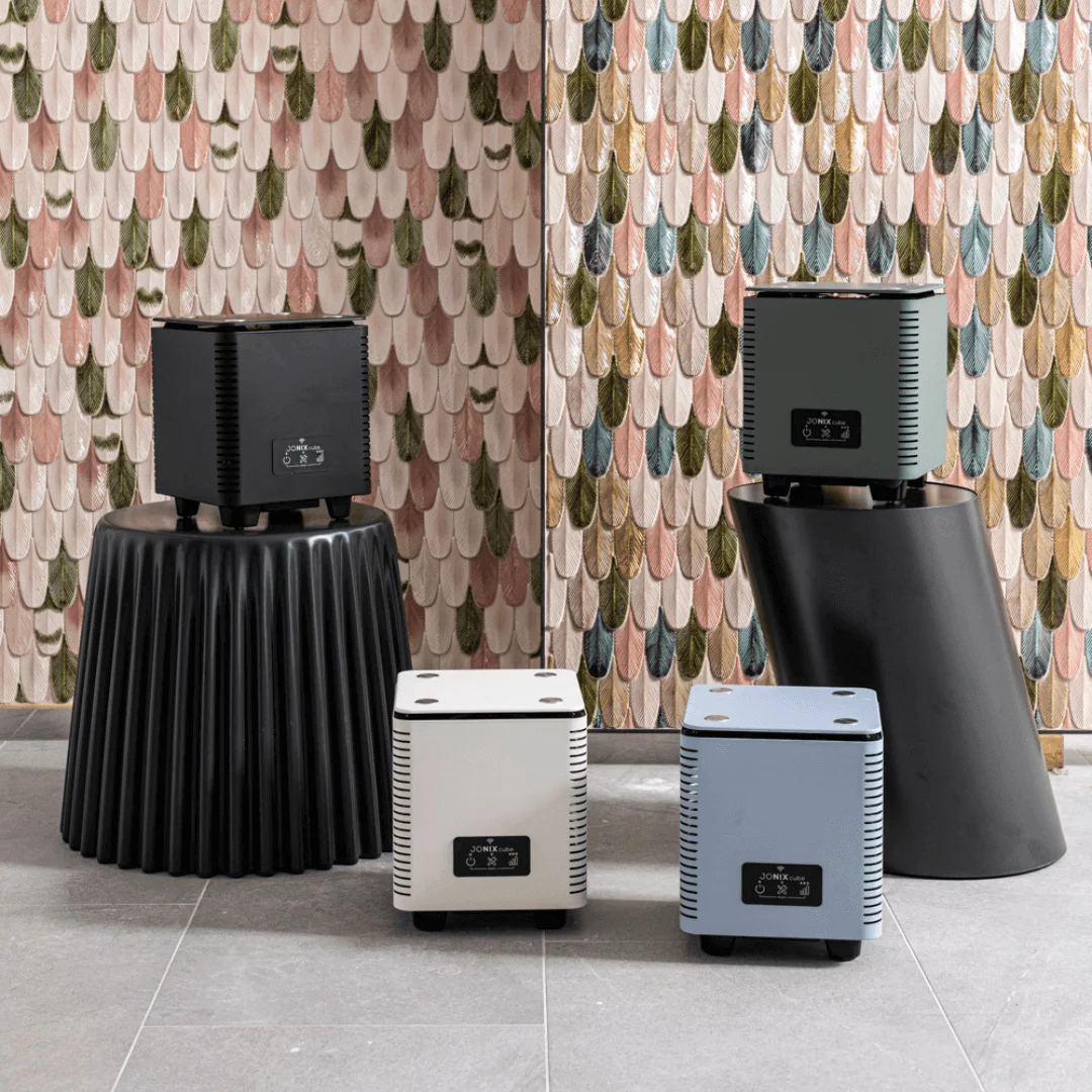 JONIX CUBE ICONIC - purificatore con scocca in acciaio satinato